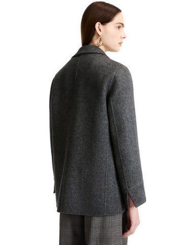 Marella Giaccone - Capospalla Donna - Grigio Scuro Melange