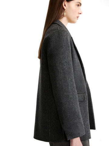 Marella Giaccone - Capospalla Donna - Grigio Scuro Melange