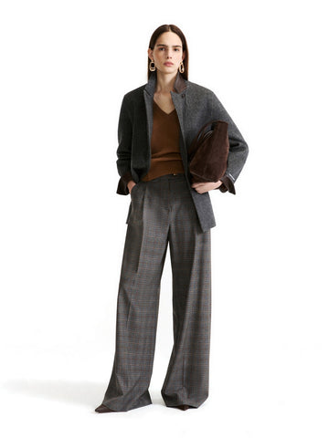 Marella Giaccone - Capospalla Donna - Grigio Scuro Melange