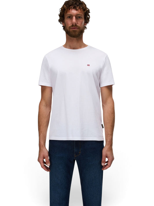 Napapijri Salis Ss Sum - T-Shirt Uomo - Bianco