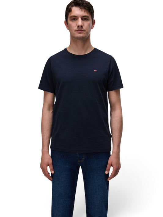 Napapijri Salis Ss Sum - T-Shirt Uomo - Blu Marine