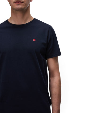 Napapijri Salis Ss Sum - T-Shirt Uomo - Blu Marine