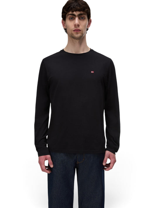 Napapijri Salis Ls 1 - T-Shirt Uomo - Nero