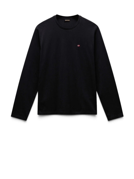 Napapijri Salis Ls 1 - T-Shirt Uomo - Nero