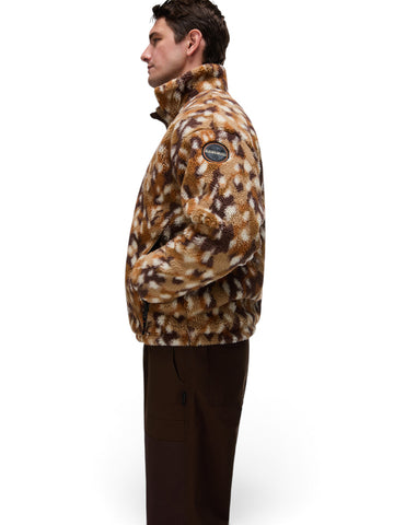 Napapijri T-fleece Fz - Felpe Uomo - Aop Bamby Fdw