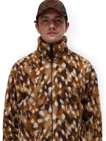 Napapijri T-fleece Fz - Felpe Uomo - Aop Bamby Fdw