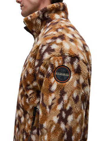 Napapijri T-fleece Fz - Felpe Uomo - Aop Bamby Fdw