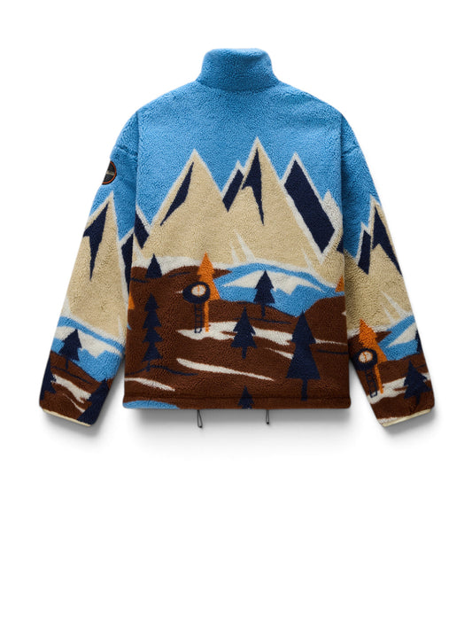Napapijri T-fleece Fz - Felpe Uomo - Fancy Mount Fxc