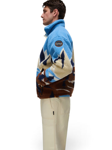 Napapijri T-fleece Fz - Felpe Uomo - Fancy Mount Fxc