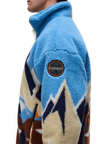 Napapijri T-fleece Fz - Felpe Uomo - Fancy Mount Fxc