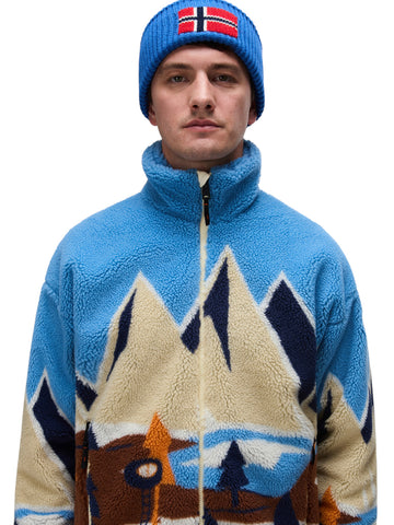 Napapijri T-fleece Fz - Felpe Uomo - Fancy Mount Fxc