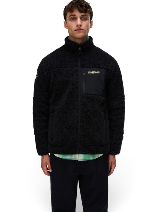 Napapijri Yupik Fz 5 - Felpe Uomo - Black Beauty