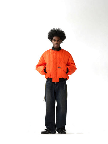 New Amsterdam Surf Association Reversible Bomber Jacket - Capospalla Uomo - Army Green/Orange