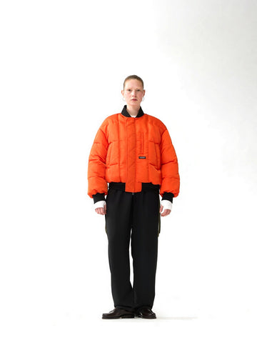 New Amsterdam Surf Association Reversible Bomber Jacket - Capospalla Uomo - Army Green/Orange