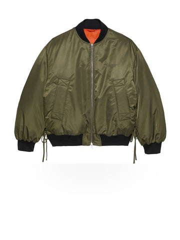 New Amsterdam Surf Association Reversible Bomber Jacket - Capospalla Uomo - Army Green/Orange