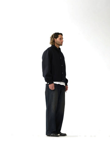 New Amsterdam Surf Association Wool Coach Jacket - Capospalla Uomo - Nero
