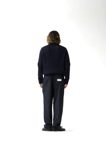 New Amsterdam Surf Association Knitted Half Zip - Maglieria Uomo - Night