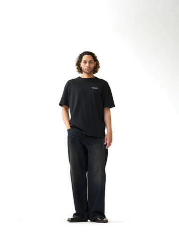 New Amsterdam Surf Association Knocked Tee - T-Shirt Uomo - Nero