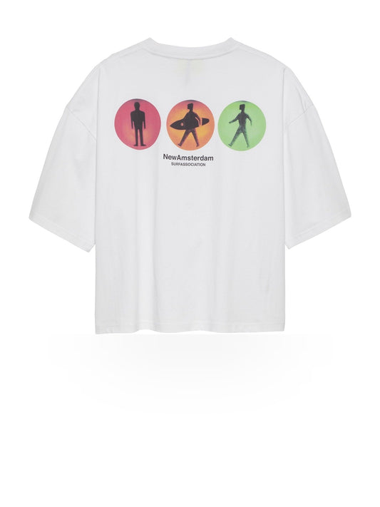 New Amsterdam Surf Association Traffic Tee - T-Shirt Uomo - Bianco