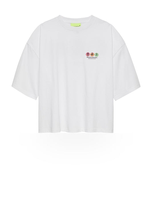 New Amsterdam Surf Association Traffic Tee - T-Shirt Uomo - Bianco