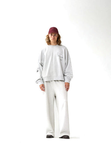 New Amsterdam Surf Association Knocked Crewneck - Felpe Uomo - Grigio