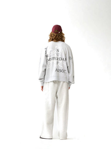 New Amsterdam Surf Association Knocked Crewneck - Felpe Uomo - Grigio