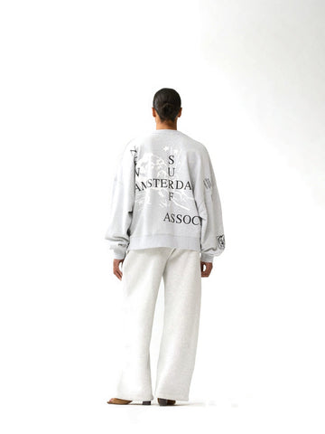 New Amsterdam Surf Association Knocked Crewneck - Felpe Uomo - Grigio
