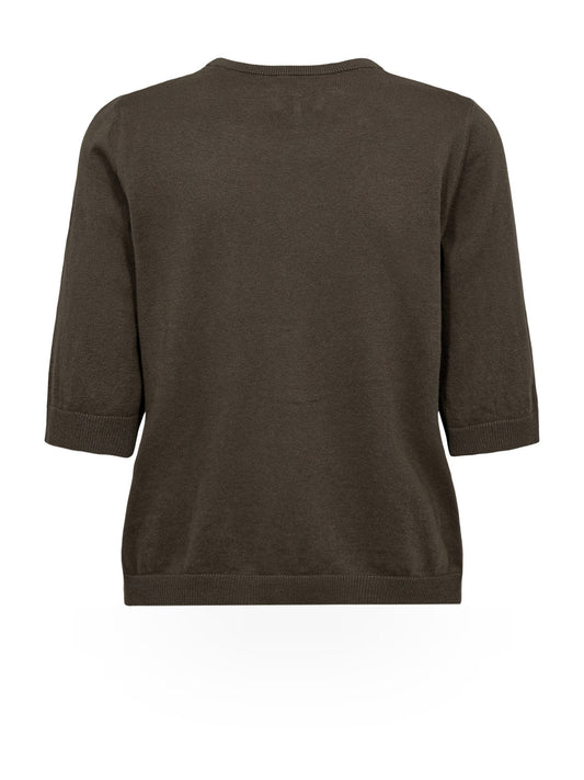 Numph Nucally Ss Pullover - Maglieria Donna - Forest Night