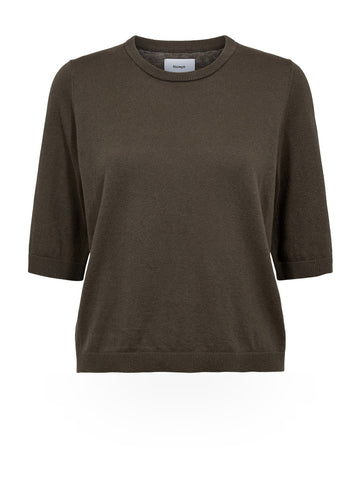 Numph Nucally Ss Pullover - Maglieria Donna - Forest Night