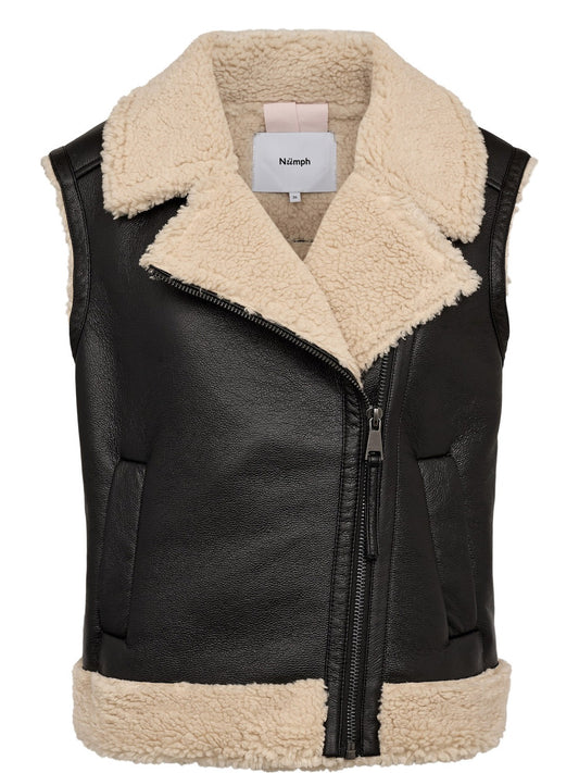 Numph Nuolia Vest - Gilet Donna - Caviar