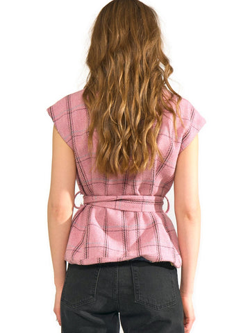 Numph Nukimmi Vest - Gilet Donna - Rosa
