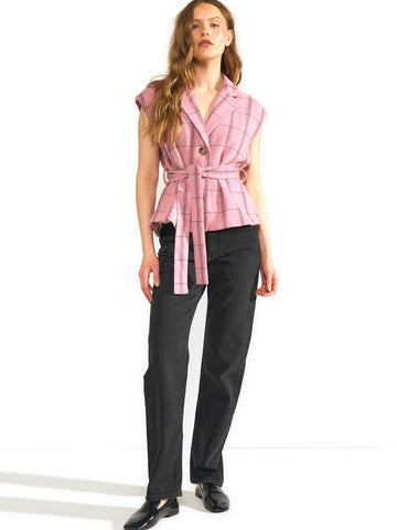 Numph Nukimmi Vest - Gilet Donna - Rosa