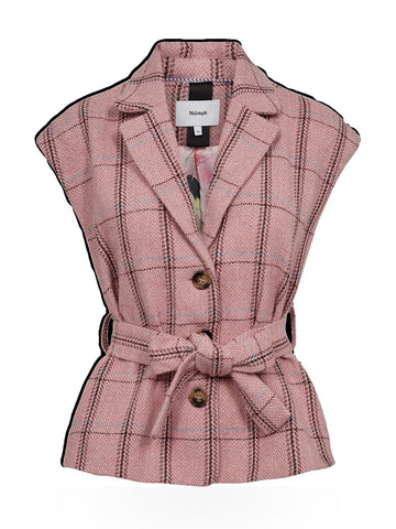 Numph Nukimmi Vest - Gilet Donna - Rosa