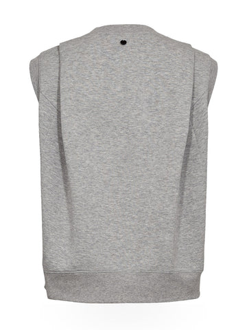 Numph Nunathalie Vest - Gilet Donna - Grigio Melange