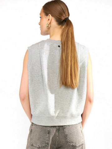 Numph Nunathalie Vest - Gilet Donna - Grigio Melange