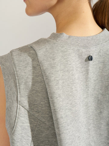 Numph Nunathalie Vest - Gilet Donna - Grigio Melange