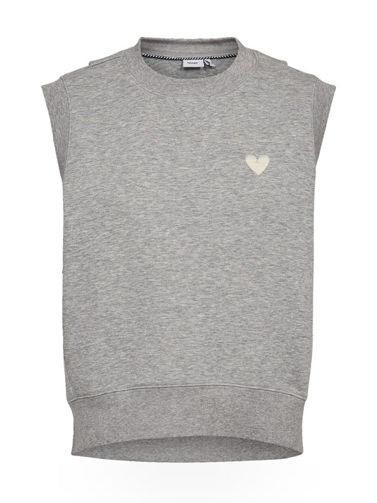 Numph Nunathalie Vest - Gilet Donna - Grigio Melange