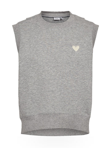 Numph Nunathalie Vest - Gilet Donna - Grigio Melange
