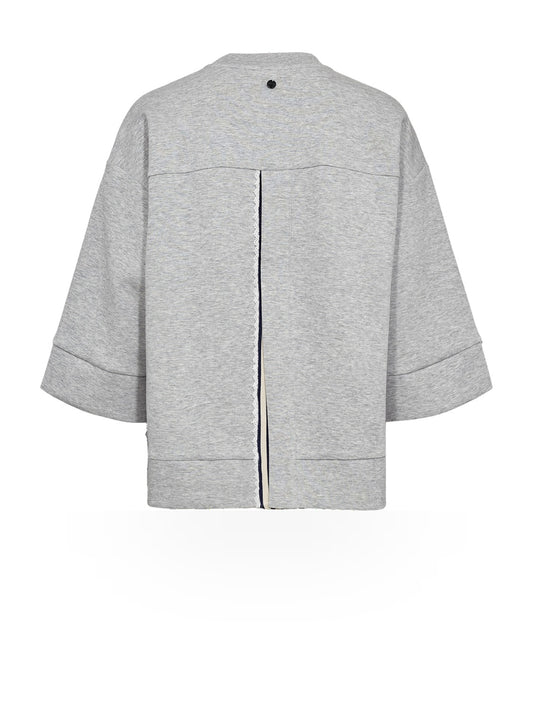 Numph Nunathalie Sweat - Felpe Donna - Grigio Melange
