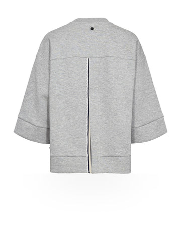 Numph Nunathalie Sweat - Felpe Donna - Grigio Melange