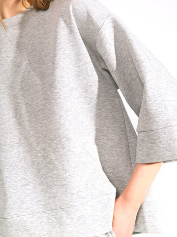 Numph Nunathalie Sweat - Felpe Donna - Grigio Melange