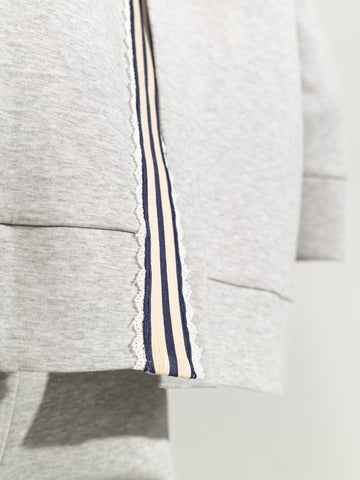 Numph Nunathalie Sweat - Felpe Donna - Grigio Melange