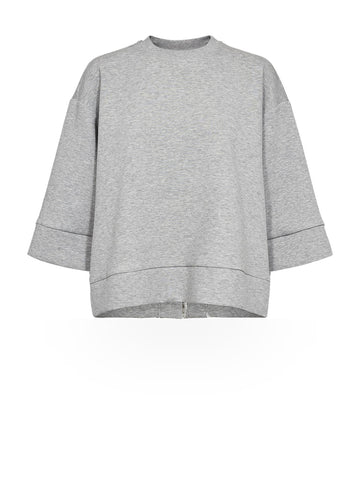 Numph Nunathalie Sweat - Felpe Donna - Grigio Melange