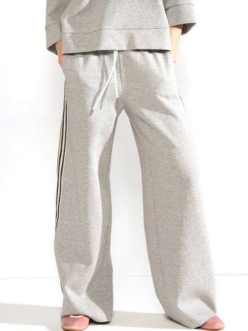 Numph Nunathalie Pants - Pantaloni Donna - Medium Grey Mel