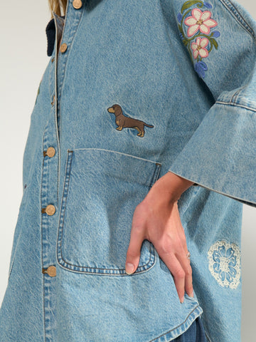 Numph Nudenma Oversize Shirt - Camicie Donna - Medium Blue Denim