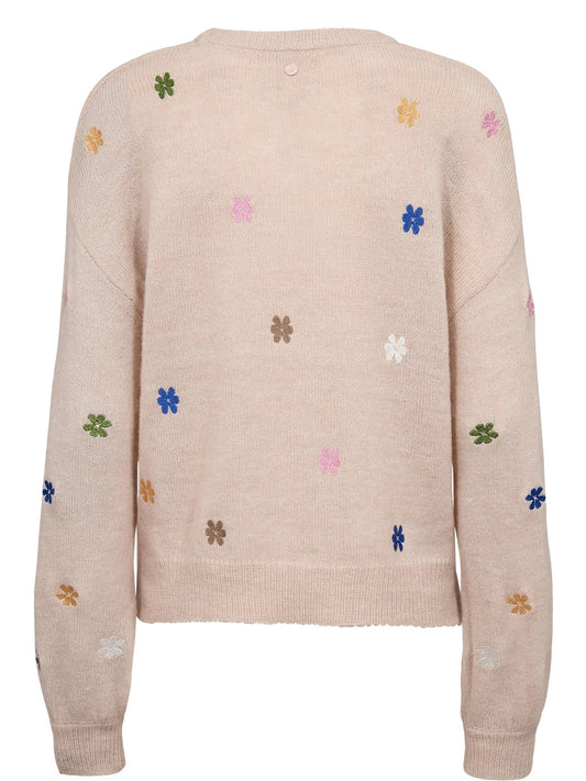 Numph Nuflorie Pullover - Maglieria Donna - Gray Morn