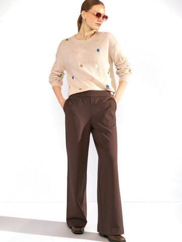 Numph Nuflorie Pullover - Maglieria Donna - Gray Morn