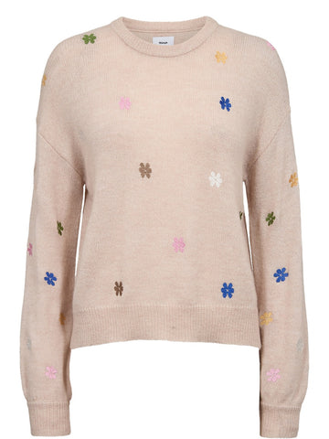 Numph Nuflorie Pullover - Maglieria Donna - Gray Morn