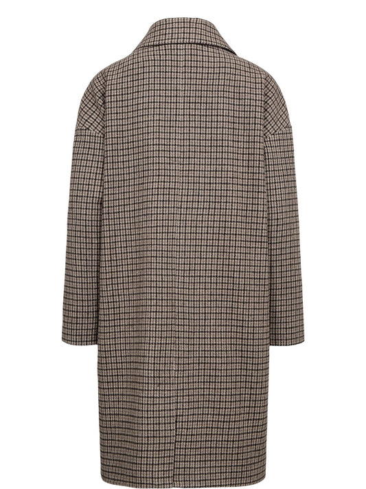 Numph Nuelana Embroidery Coat - Capospalla Donna - Marrone