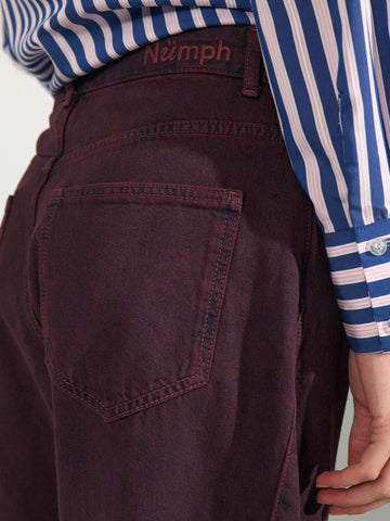 Numph Nuamsterdam Hr Barrel Jeans - Jeans Donna - Fig
